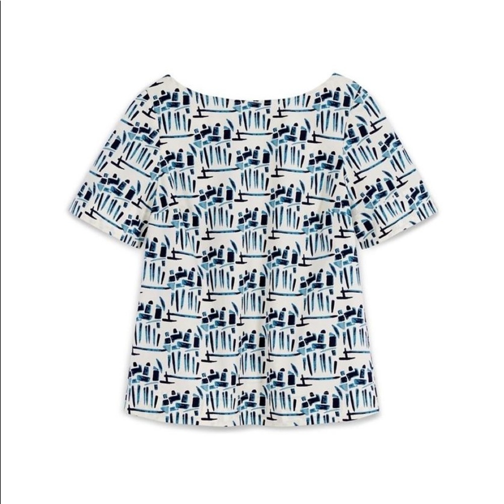 Tory Burch Poplin short sleeve top